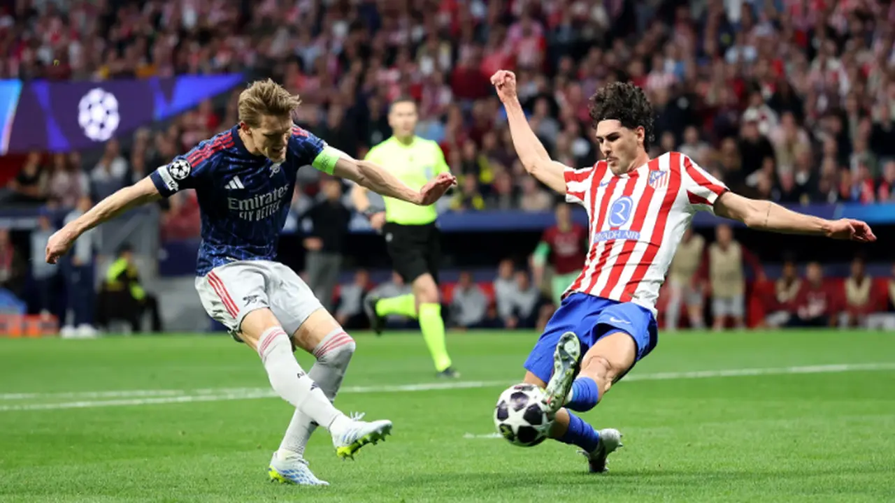 أتلتيكو مدريد يتعادل مع أرسنال في ذهاب نصف نهائي دوري أبطال أوروبا